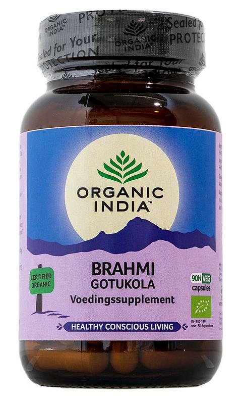 Organic India Brahmi - gotu kola bio 90.00 Capsules