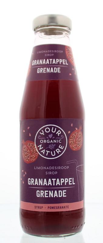 Your Organic Nature Limonadesiroop granaatappel bio 500 Milliliter