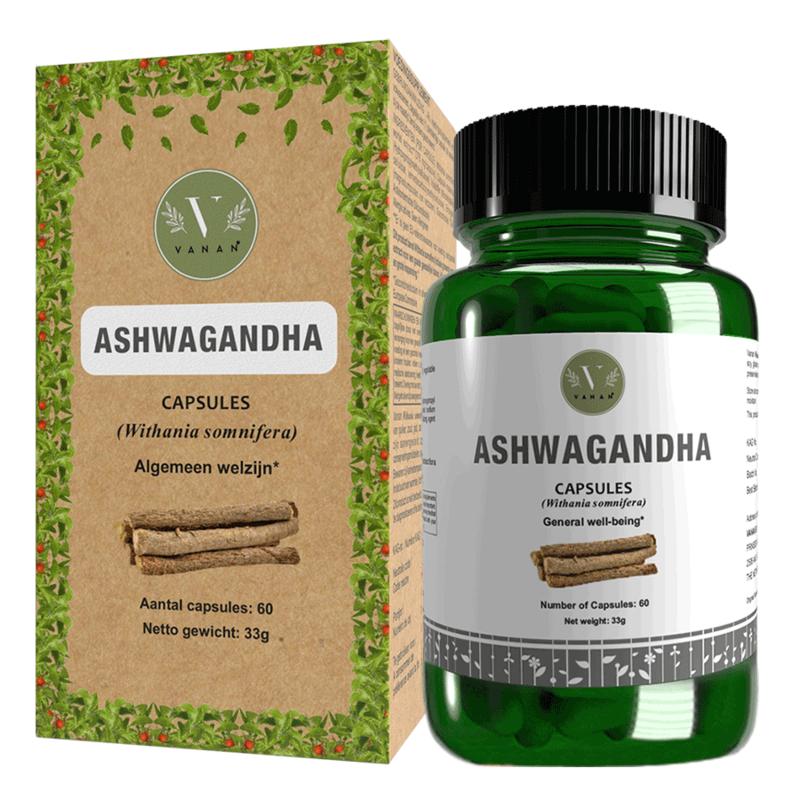 Vanan Ashwagandha capsules 60.00 Capsules