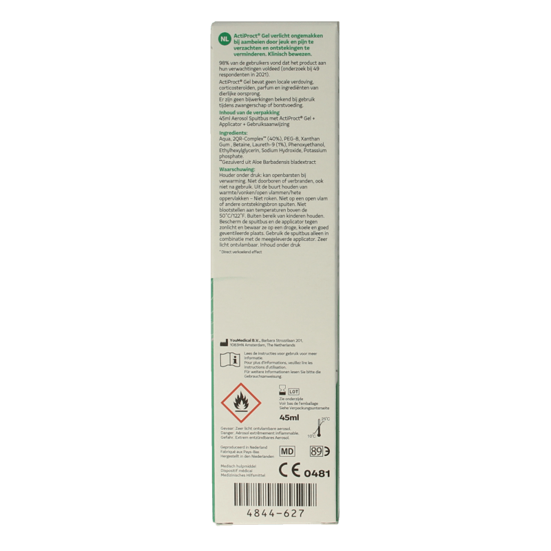 ActiProct Gel 45 Milliliter - DrogistWereld