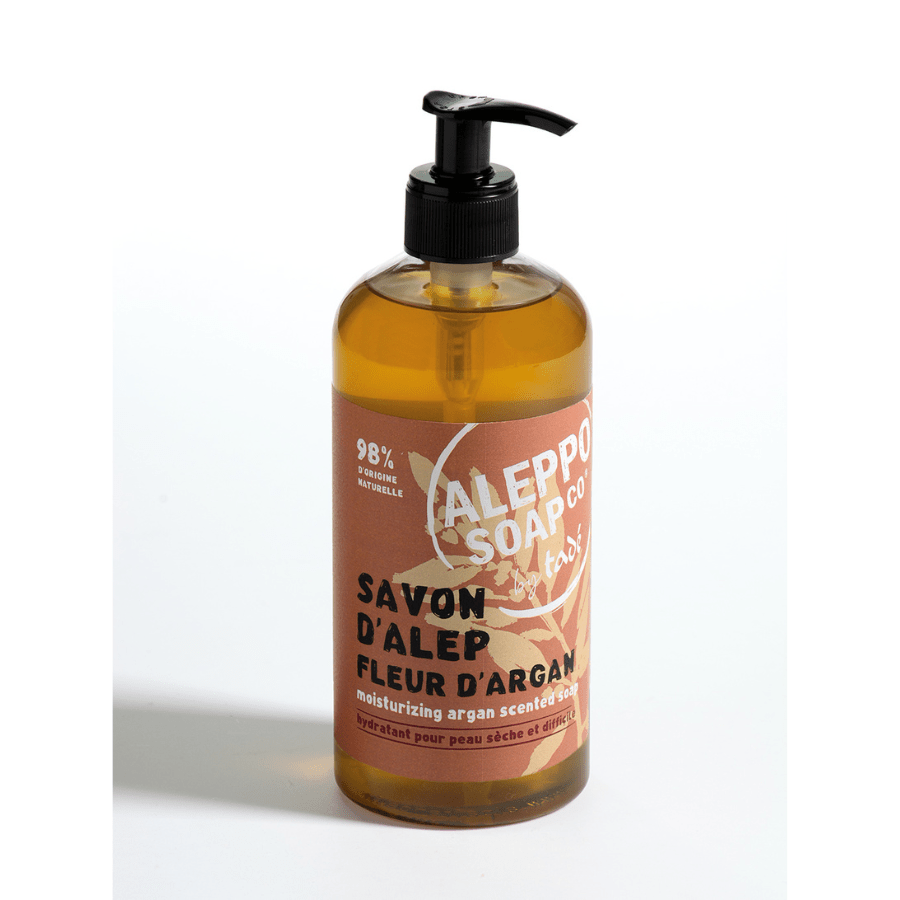 Aleppo Soap Co Arganzeep exfoliant bio met pomp 500 Milliliter - DrogistWereld