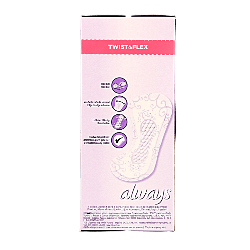 Always Dailies inlegkruisjes normaal 34 Stuks - DrogistWereld