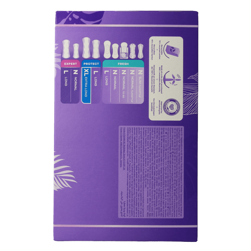 Always Inlegkruisjes daily protection extra long 58 Stuks - DrogistWereld
