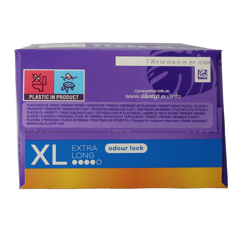 Always Inlegkruisjes daily protection extra long 58 Stuks - DrogistWereld