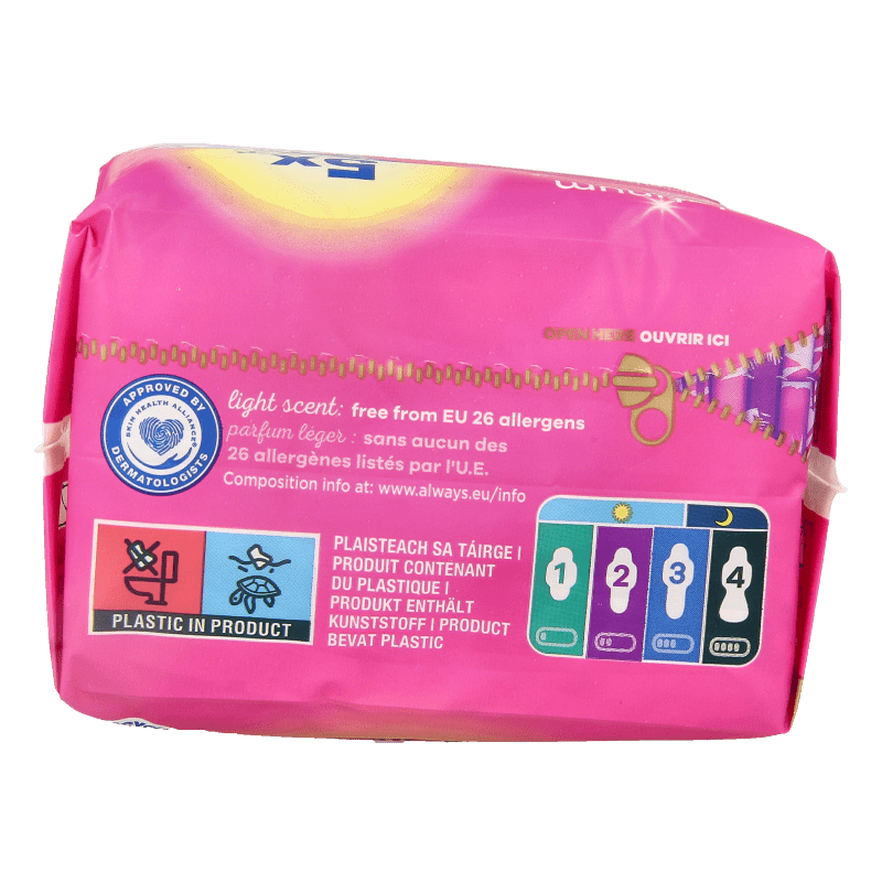 Always Maandverband platinum long vleugels mt 2 10 Stuks - DrogistWereld