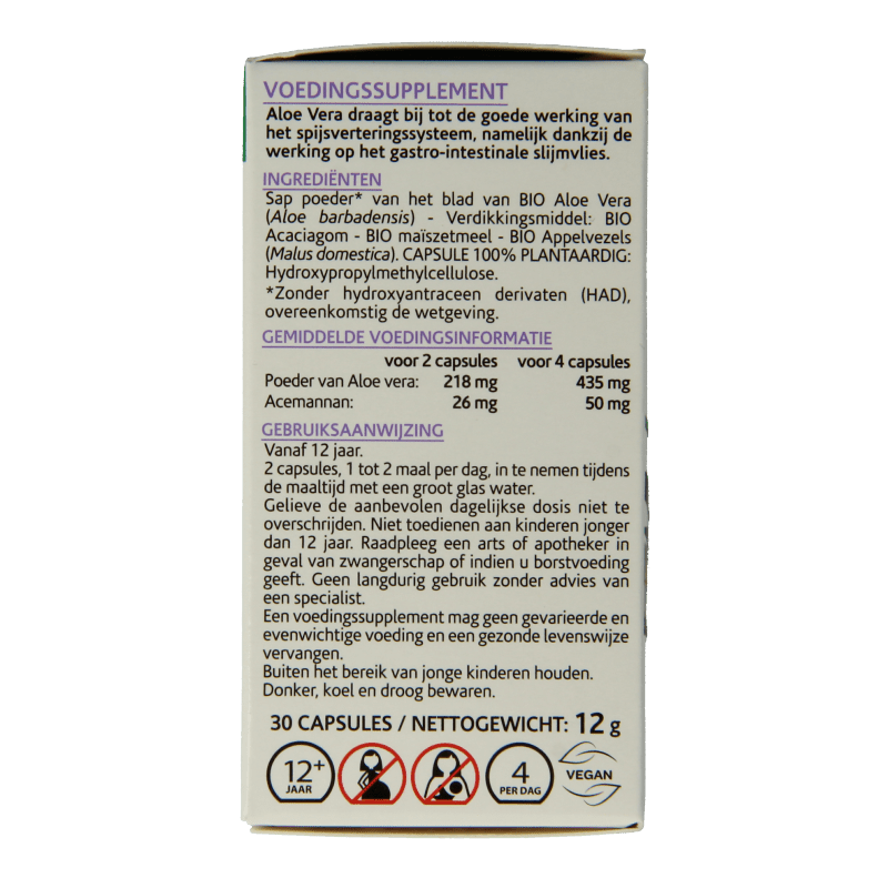 Arkocaps Aloe vera bio 30 Capsules - DrogistWereld