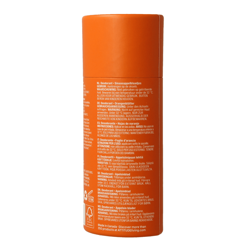 Attitude Deo super leaves orange leaves 85 Gram - DrogistWereld