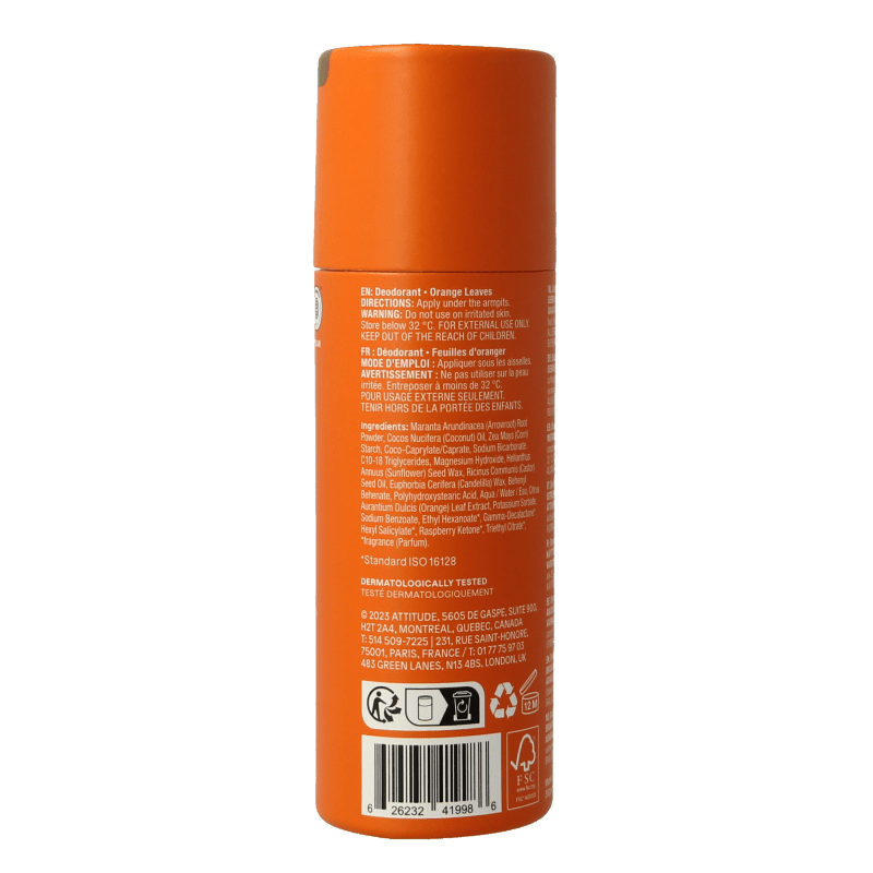 Attitude Deo super leaves orange leaves 85 Gram - DrogistWereld