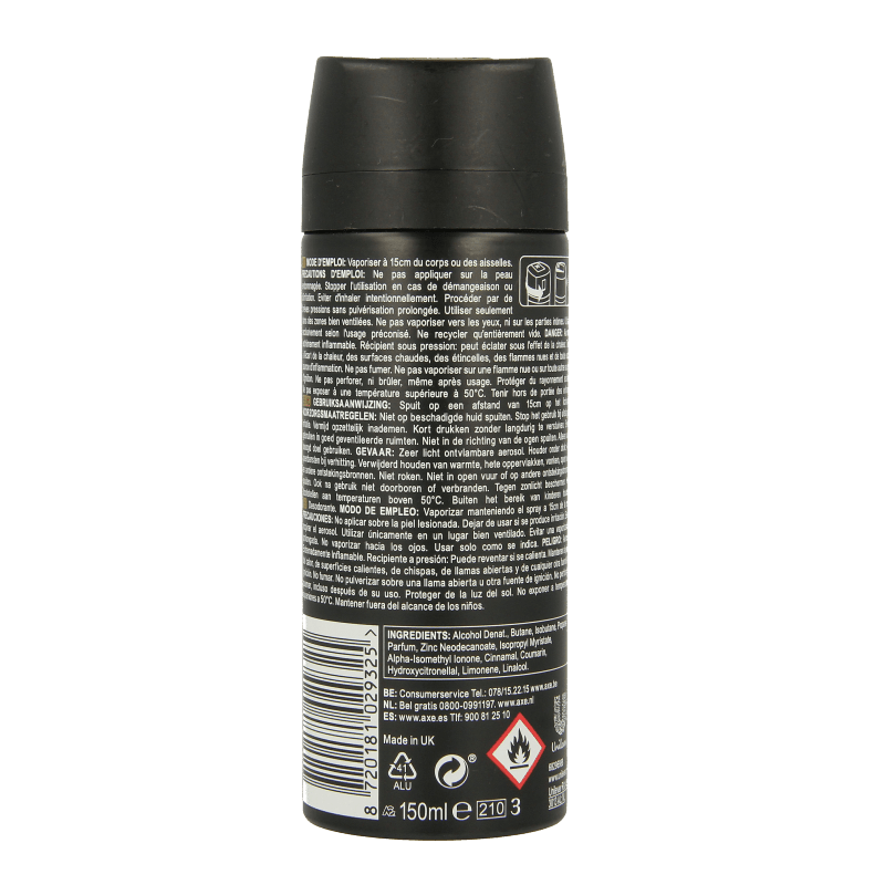 AXE Deodorant bodyspray collision 150 Milliliter - DrogistWereld