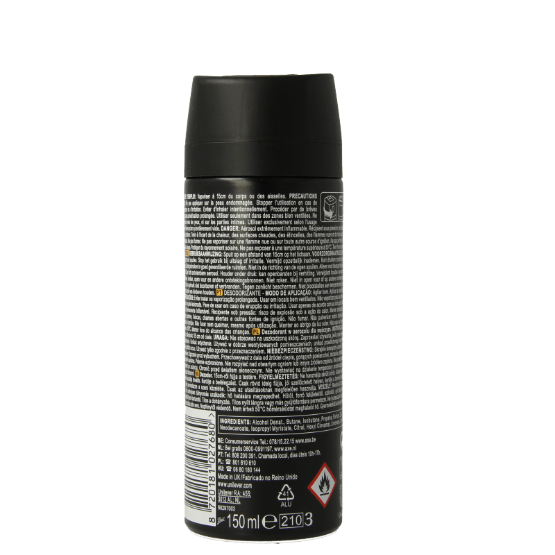 AXE Deodorant bodyspray wild mojito & cedarwood 150 Milliliter - DrogistWereld