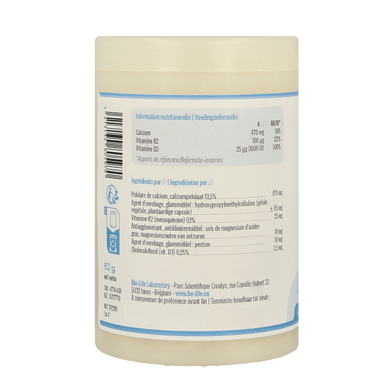 Be - Life Calci K2 D3 60 Capsules - DrogistWereld