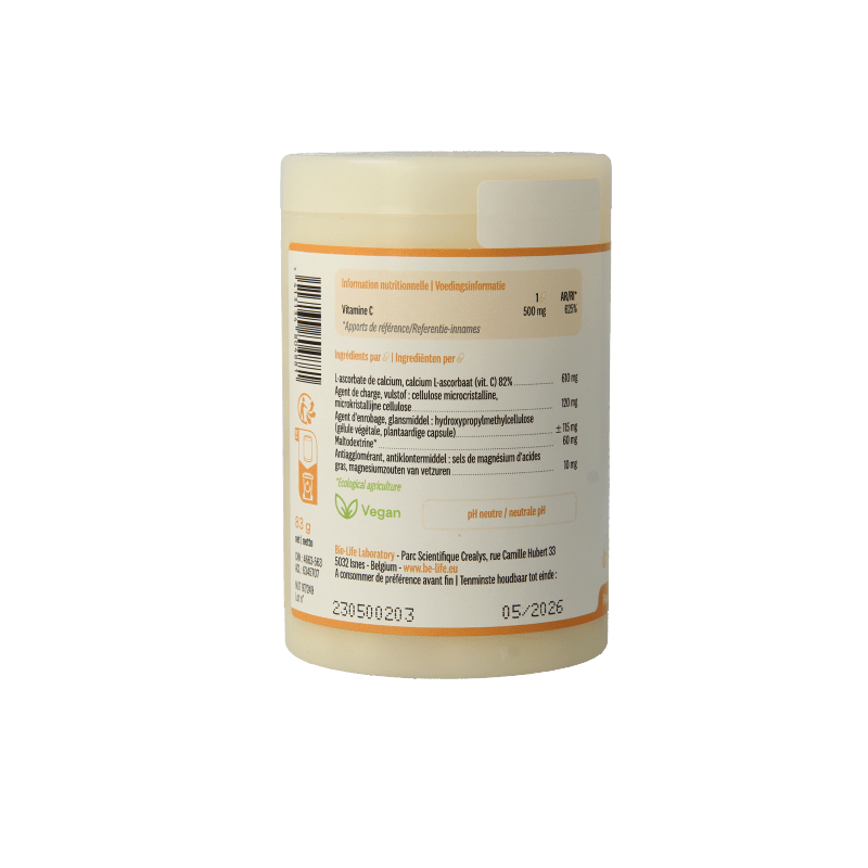 Be - Life Vitamine C 500 neutral 90 Capsules - DrogistWereld