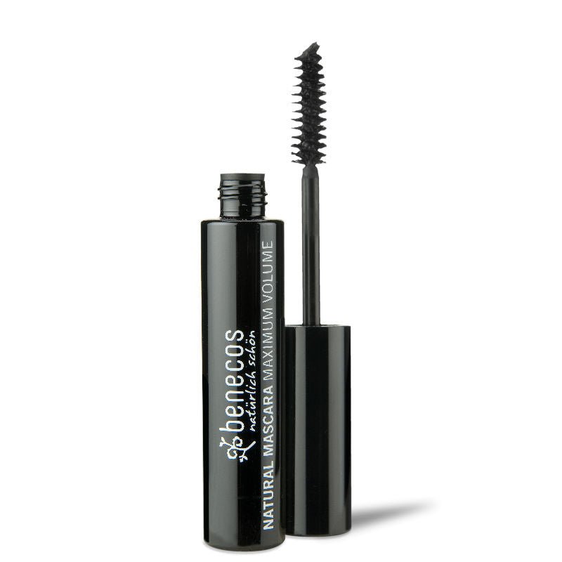 Benecos natural beauty Natural mascara maximum volume intens black 8 Milliliter - DrogistWereld