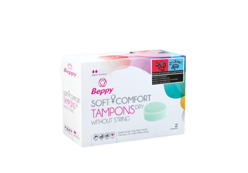 Beppy Soft+ comfort tampons dry 2 Stuks - DrogistWereld