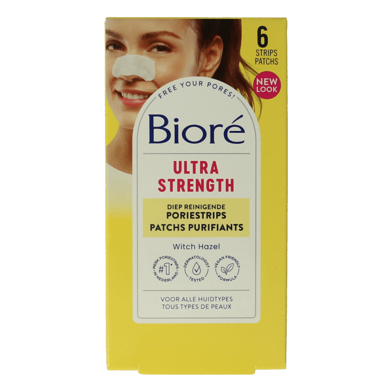 Biore Ultra diep reinigende strips 6 Stuks - DrogistWereld