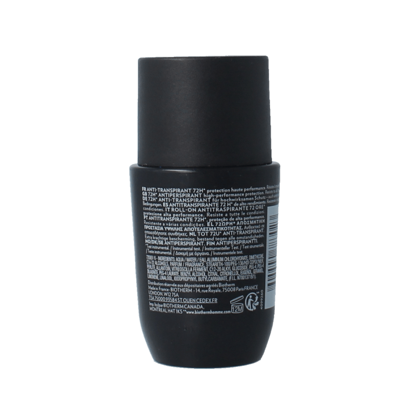 Biotherm Deodorant roller homme 72h day control 75 Milliliter - DrogistWereld