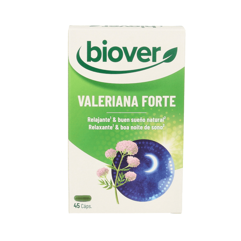 Biover Valeriana forte 45 Capsules - DrogistWereld