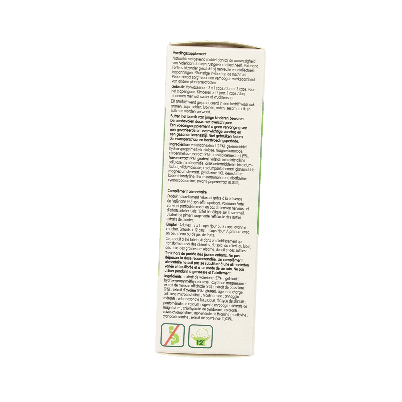 Biover Valeriana forte 45 Capsules - DrogistWereld