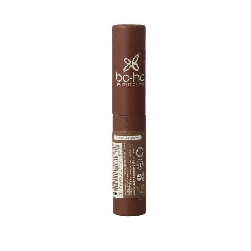 Boho green makeup Greenliner marron 02 3 Milliliter - DrogistWereld