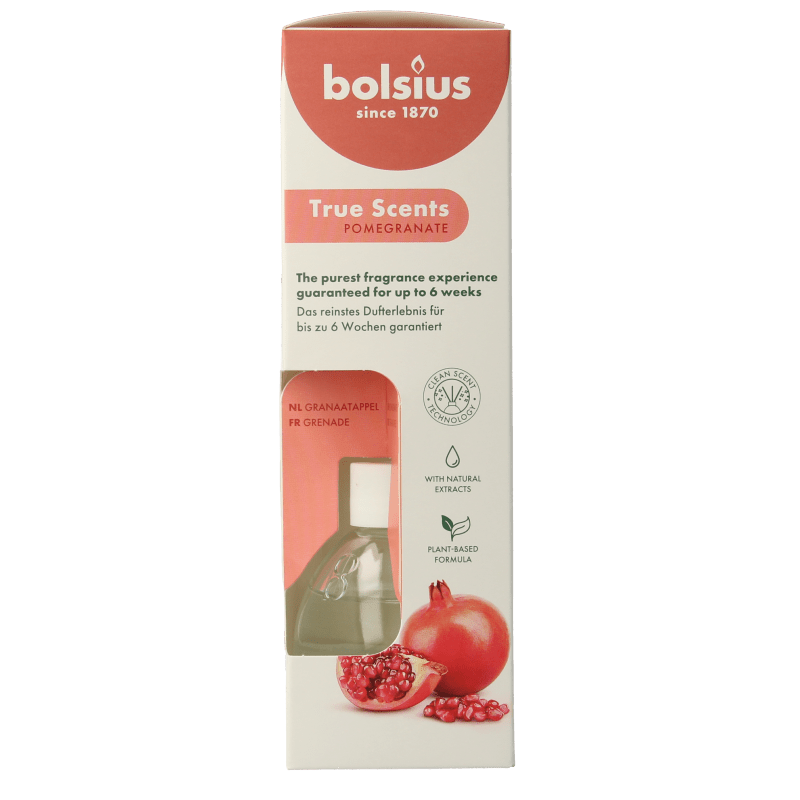 Bolsius True Scents geurverspreider pomegranate 60 Milliliter - DrogistWereld