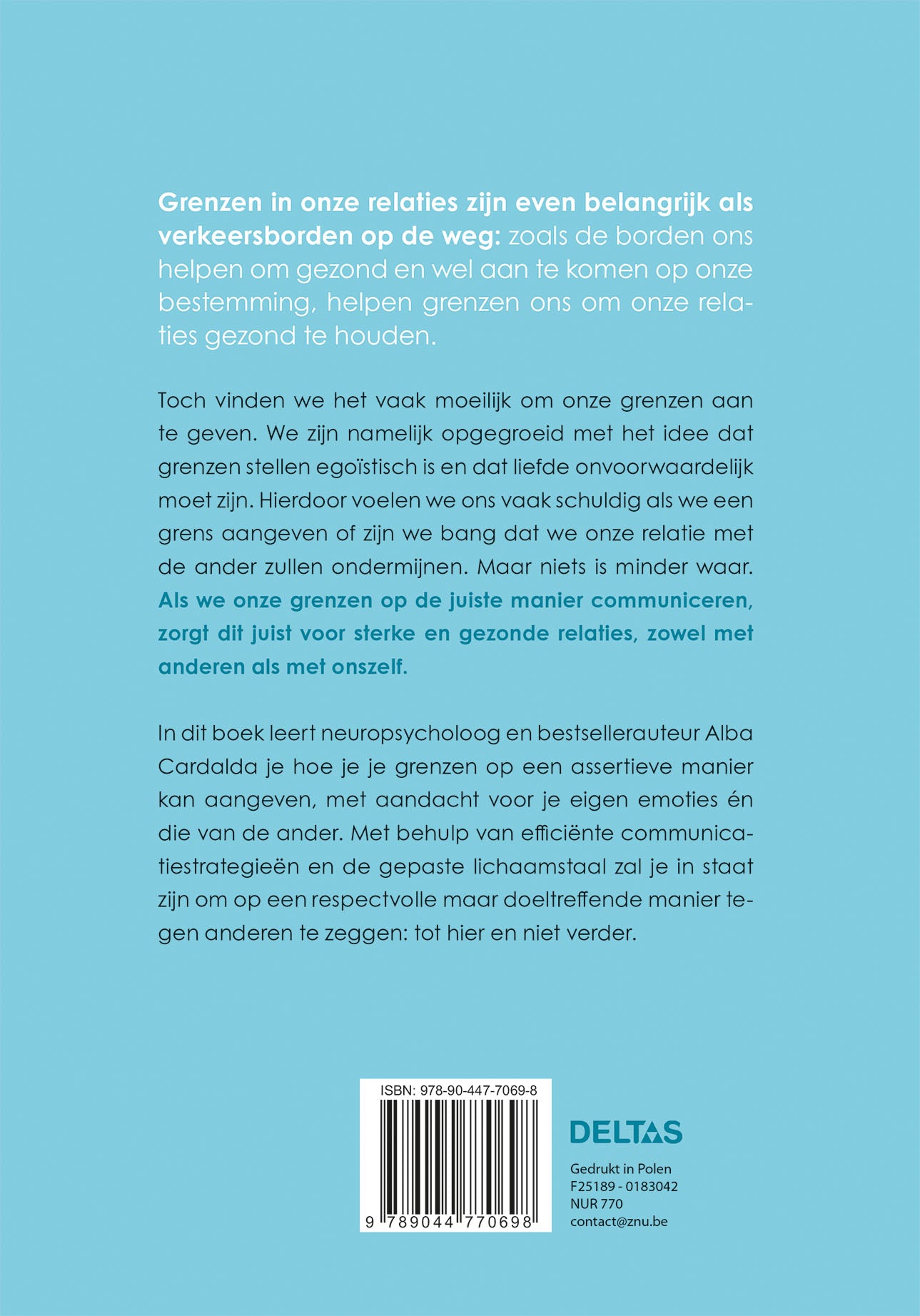 Deltas Grenzen stellen 1.00 Boek