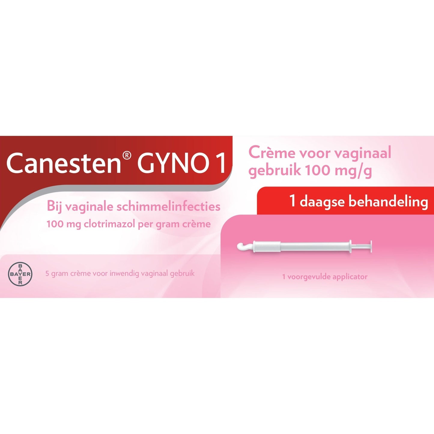 Canesten Gyno 1 creme 5 Gram - DrogistWereld
