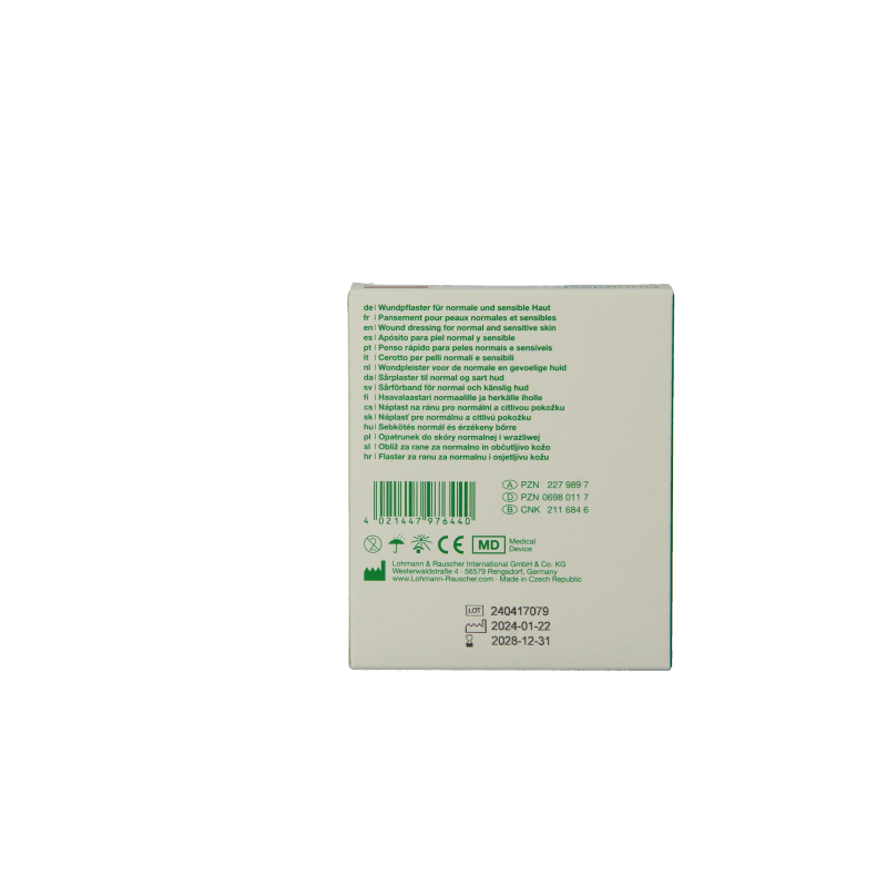 Curaplast Sensitive wondpleister 8cm x 10cm 10 Stuks - DrogistWereld