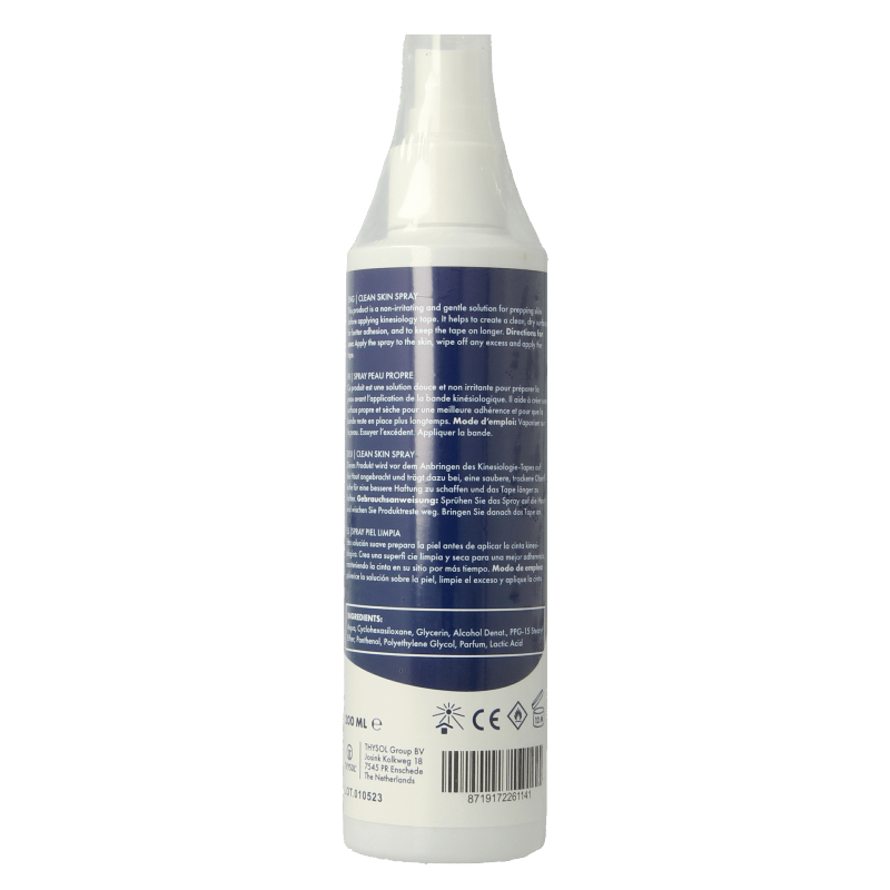 Cure Tape Clean skin pre - taping spray 200 Milliliter - DrogistWereld