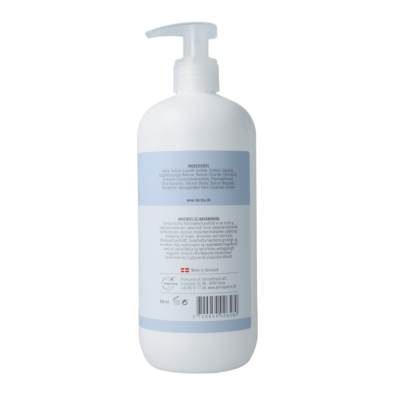 Derma Family handsoap 500 Milliliter - DrogistWereld