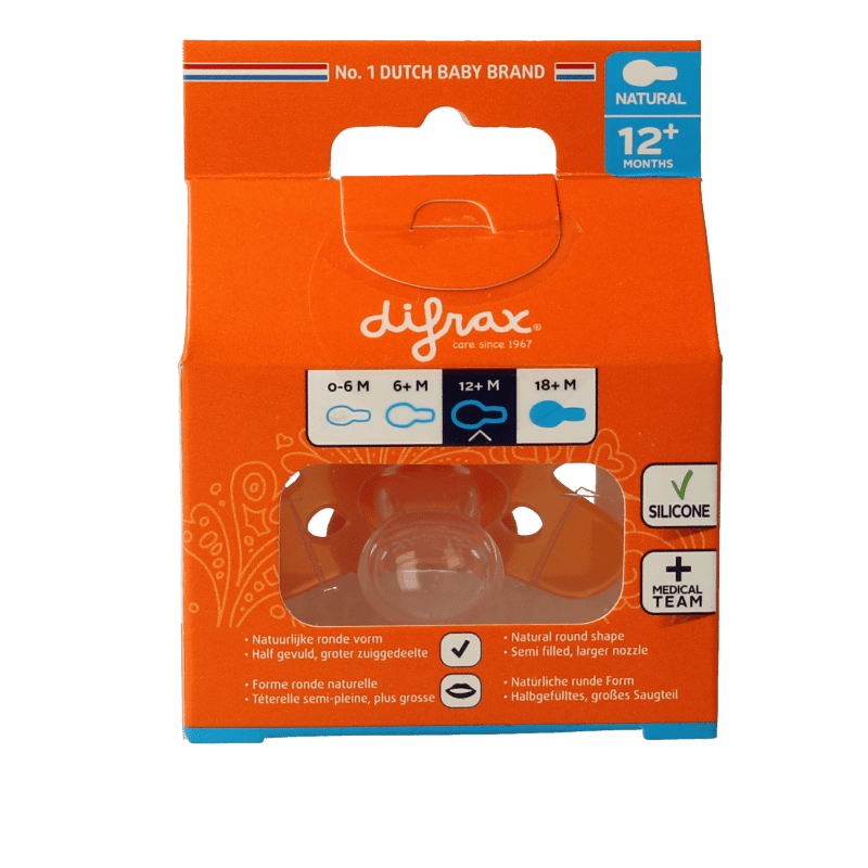 Difrax Fopspeen 12+ maanden 1 Stuks - DrogistWereld
