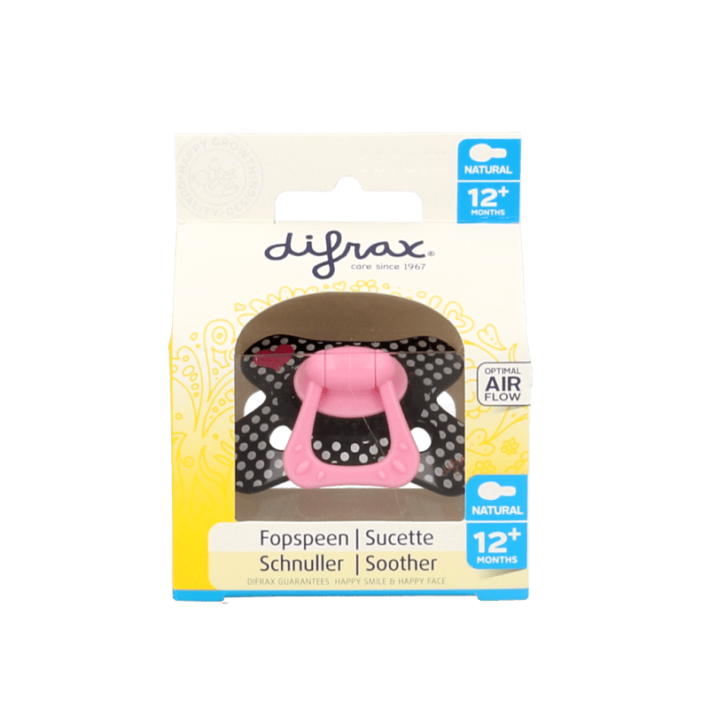 Difrax Fopspeen natural 12+ maanden 1 Stuks - DrogistWereld