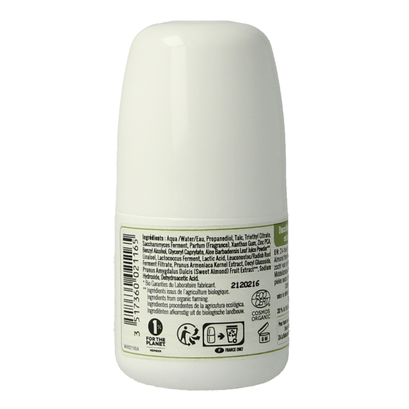 Douce Nature Deodorant roll on droge/gevoelige huid bio 50 Milliliter - DrogistWereld