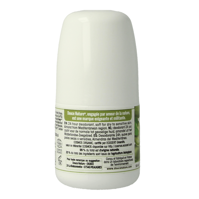 Douce Nature Deodorant roll on droge/gevoelige huid bio 50 Milliliter - DrogistWereld