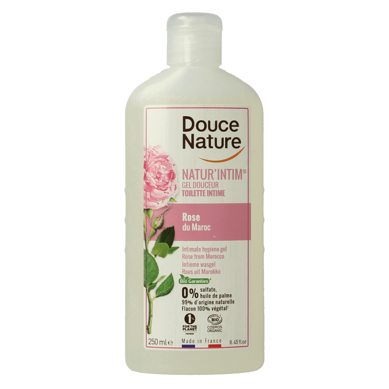 Douce Nature Natur intim intieme wasgel rose bio 250 Milliliter - DrogistWereld