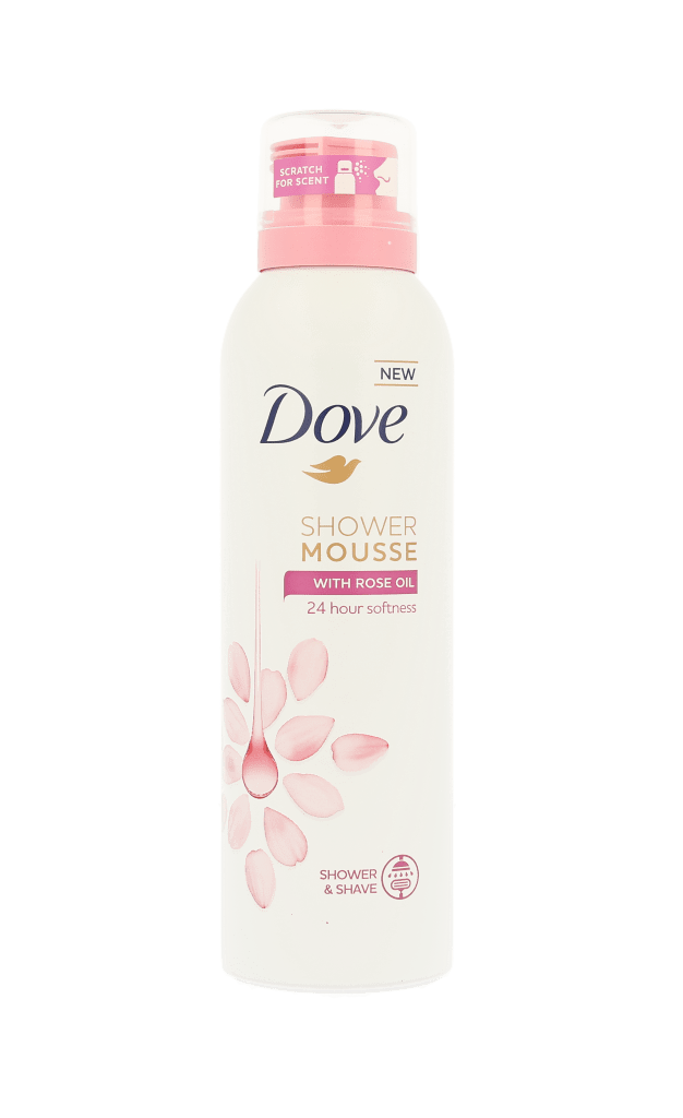 Dove Shower mousse rose oil 200 Milliliter - DrogistWereld