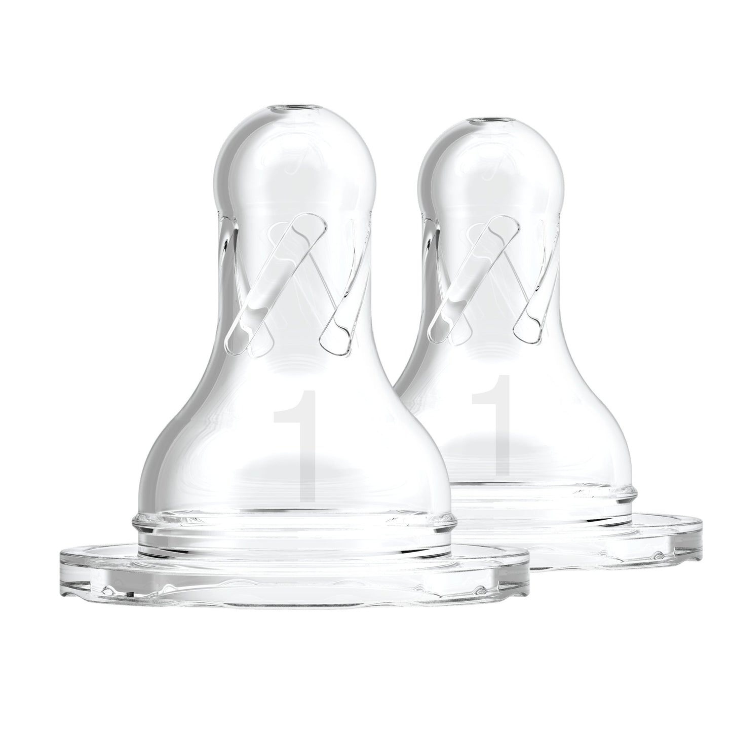Dr. Brown's Speen standaard hals fles fase 1 2 Stuks - DrogistWereld