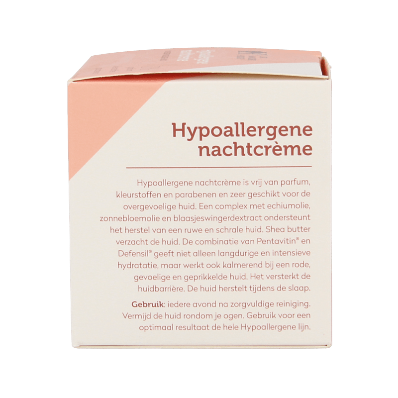 Dr. van der Hoog Nachtcreme hypo allergeen 50 Milliliter - DrogistWereld