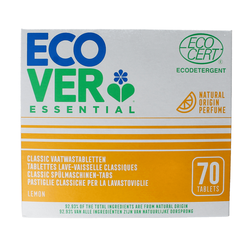 Ecover Essential vaatwastabletten 70 Stuks - DrogistWereld