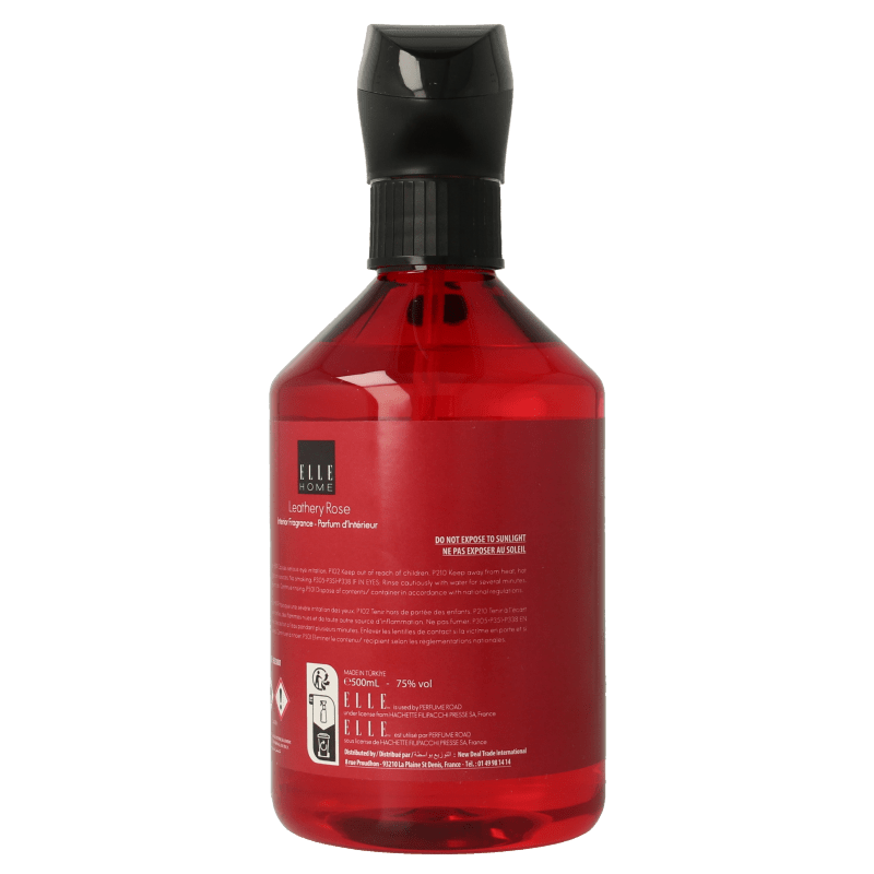 Elle Home Leathery rose interior spray 500 Milliliter - DrogistWereld
