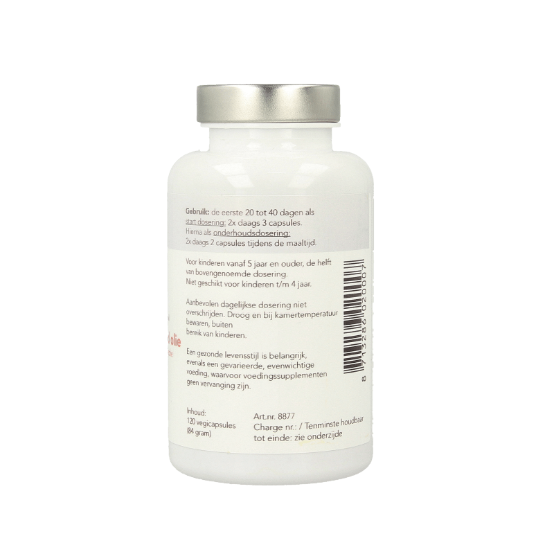 Epigenar Zwarte bessenzaadolie (parent oil) 120 Vegetarische capsules - DrogistWereld