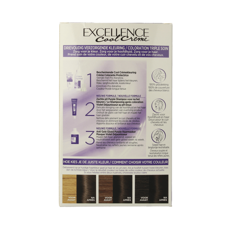 Excellence Cool creme 4.11 ultra asbruin 1 Stuks - DrogistWereld