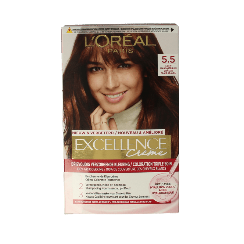 Excellence Excellence 5.5 licht mahoniebruin 1 Set - DrogistWereld