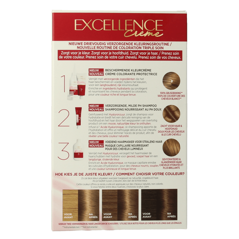 Excellence Excellence 7 middenblond 1 Set - DrogistWereld