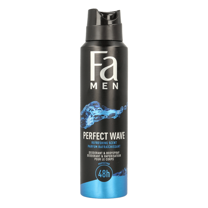 FA Deodorant spray men perfect wave 150 Milliliter - DrogistWereld