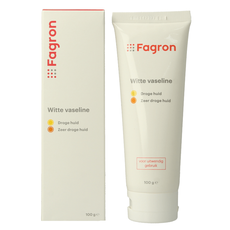 Fagron Vaseline album wit tube doosje en bijsluiter 100 Gram - DrogistWereld