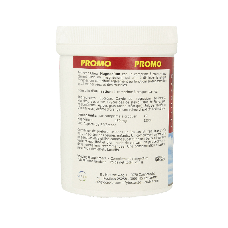 Fytostar Magnesium chew kauwtabletten 120 Kauwtabletten - DrogistWereld