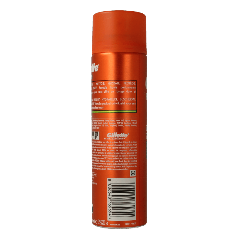 Gillette Fusion shaving gel sensitive 200 Milliliter - DrogistWereld