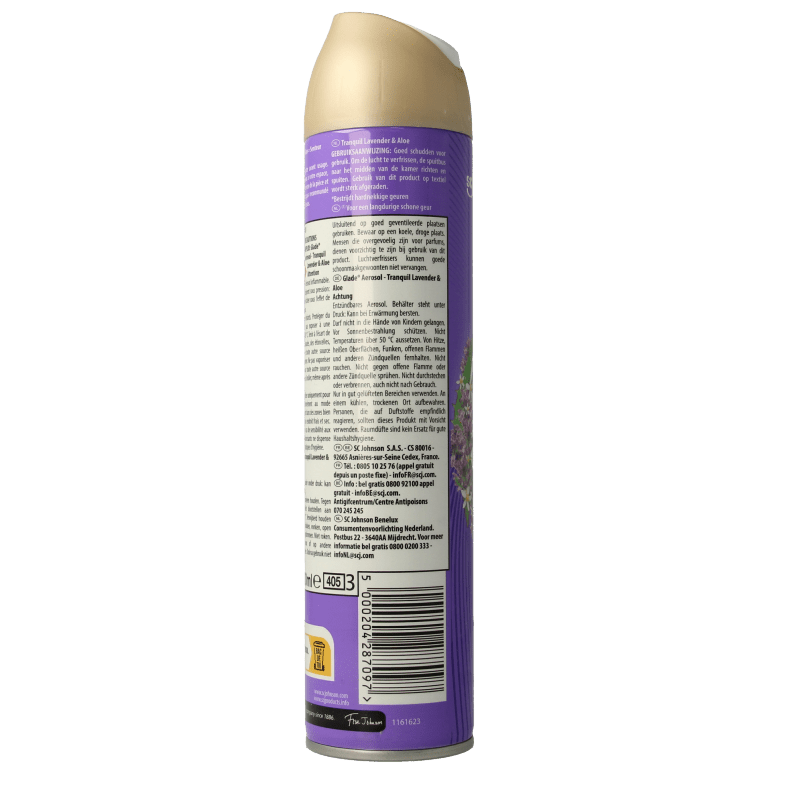 Glade Aerosol tranquil lavender & aloe 300 Milliliter - DrogistWereld