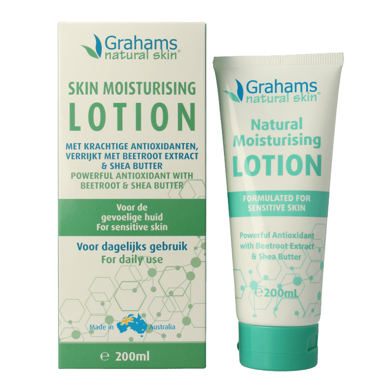 Grahams Skin moisturizing lotion 200 Milliliter - DrogistWereld