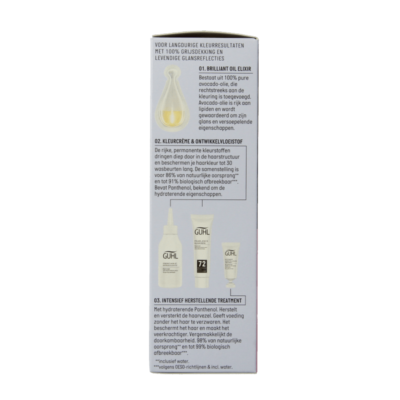 Guhl Pearlance intensieve cremekleur 72 middenblond 1 Set - DrogistWereld